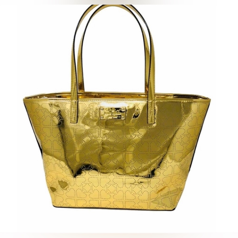 Kate Spade Harmony Gold Metro Spade Tote